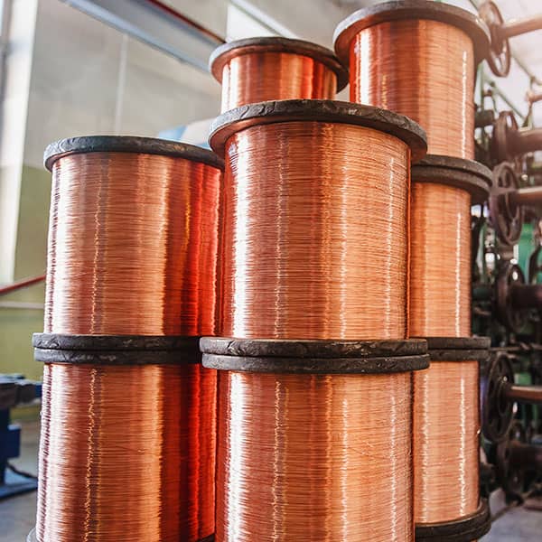 Copper wire reels